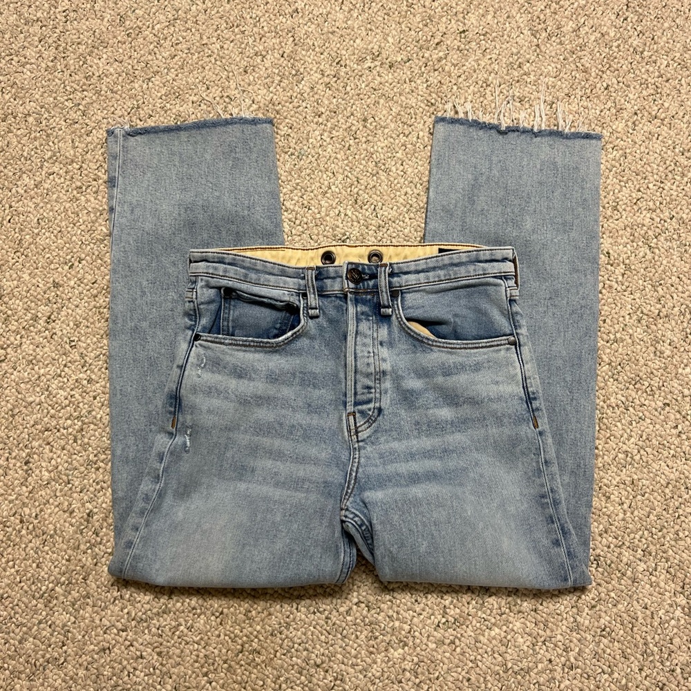 Rag & Bone Maya High-Rise Ankle Straight Jeans size 27